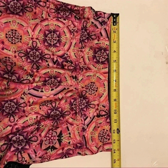 Womens Danskin Now Capri Leggings Pink Boho - Picture 11 of 12